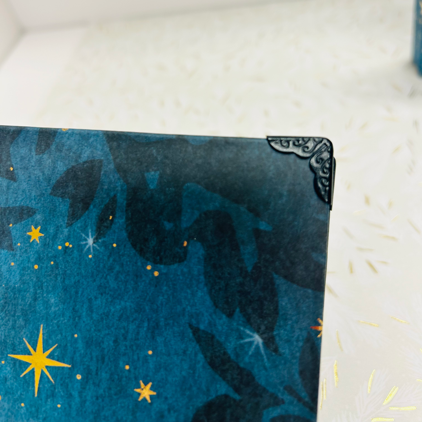 Handmade Mini Nighttime Sketchbooks with Metal Book Corners