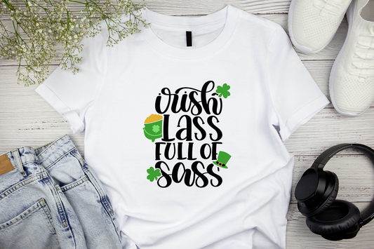 Irish Lass Full Of Sass Unisex T-Shirt