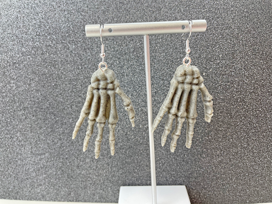 XXL Skeleton Hand Dangle Earrings