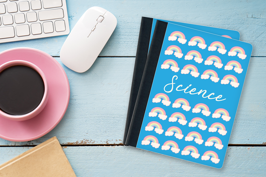 Pastel Rainbow Science Notebook (Set of 3)