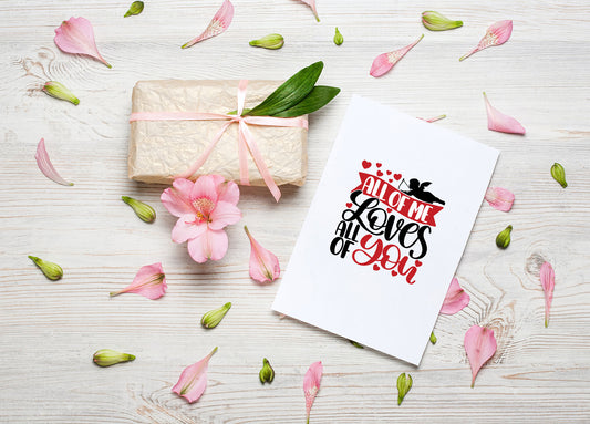 All Of Me Loves All Of You Valentine's Day Card