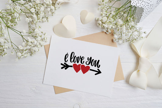 I Love You Valentine's Day Card