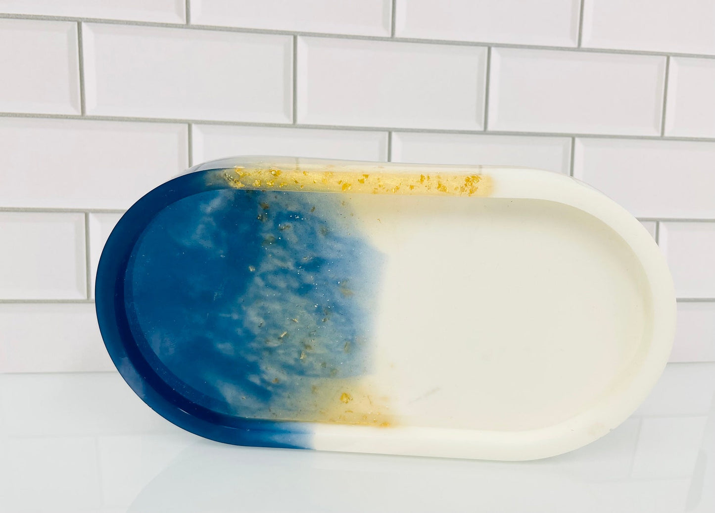 Blue Ocean Waves Soap Dish