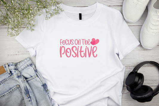 Focus On The Positive Pink T-Shirt