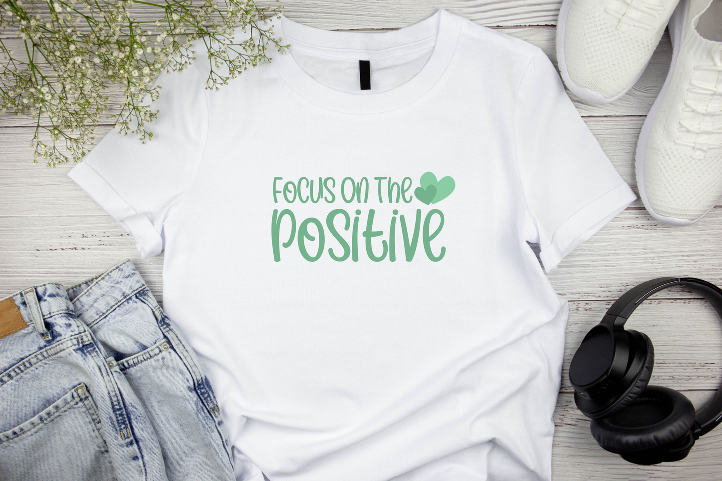 Focus On The Positive Sage T-Shirt
