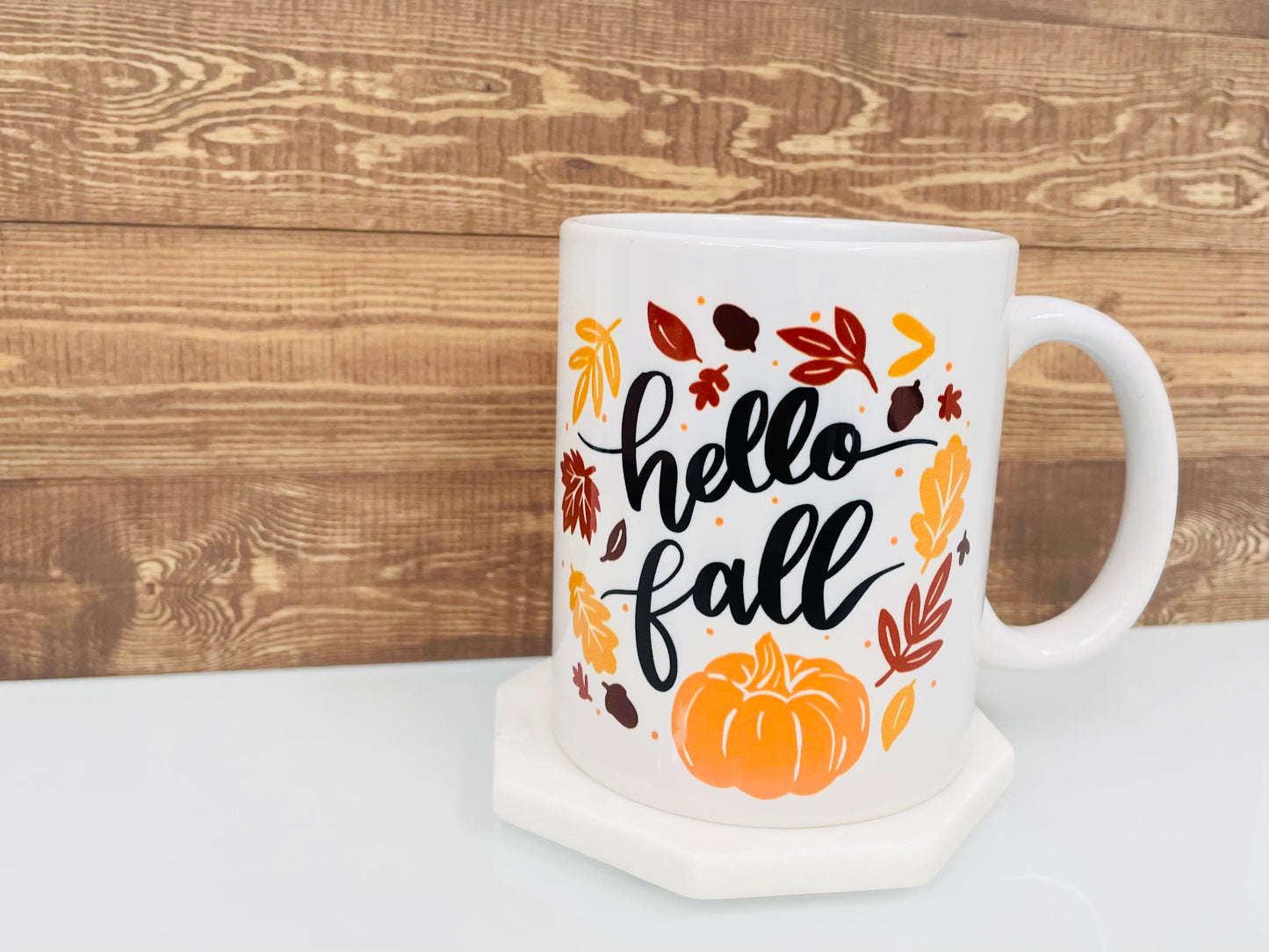 Hello Fall Coffee Mugs