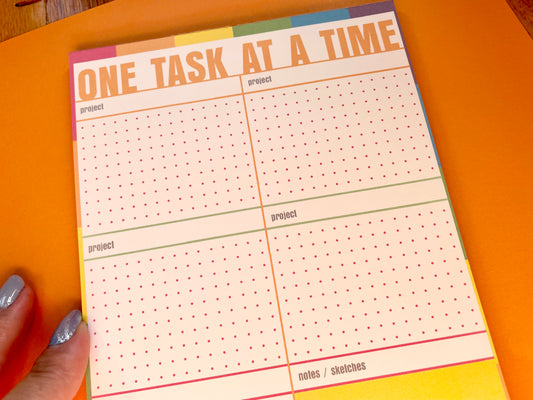 One Task At A Time Project Notepad
