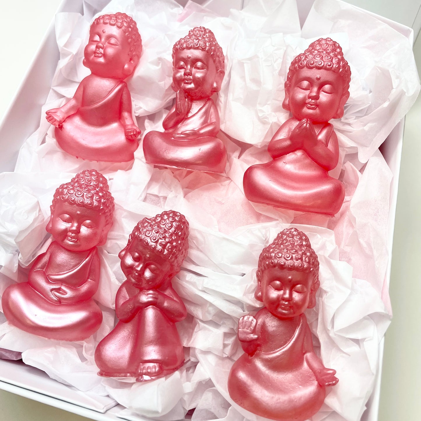 6 Piece Buddha Statues