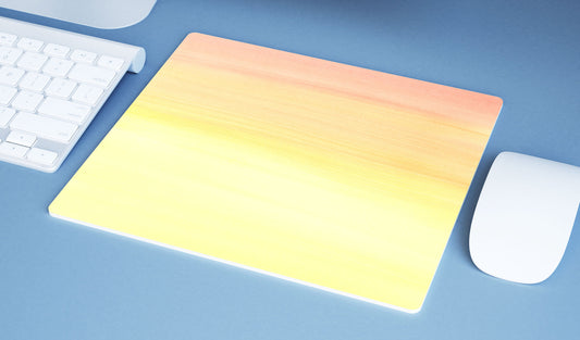 Cute Ombre Sunset Mouse Pad