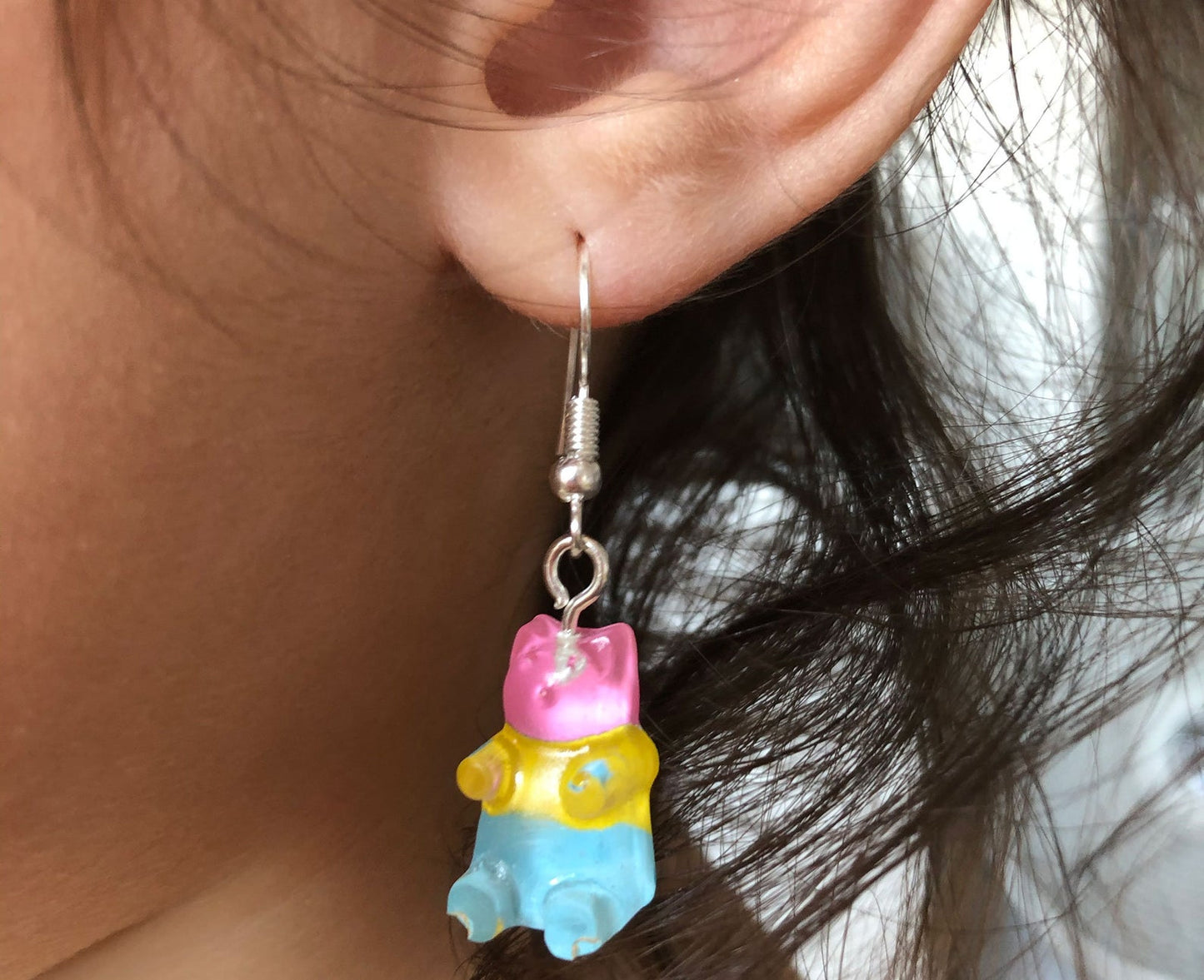 Pastel Gummy Bear Earrings